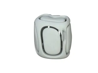 SciFi Cube Object No 66699 Low Poly Shape Low-poly 3D model