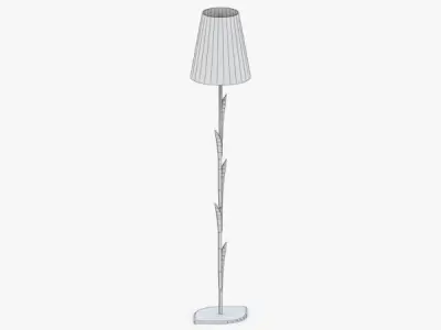 1436 - Floor Lamp Low-poly 3D model