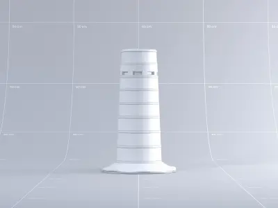Toronto Safety Barrel 3D model