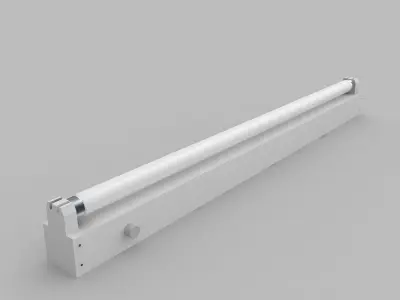 Fluorescent Fixture 3D model
