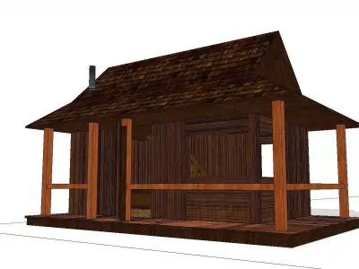 Creative Design-Holiday Cabin-0121 3D model