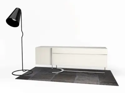 Relax Composition Armchair 3D model