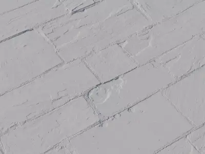 Weathered Slate Flagstone Patio PBR Texture  Texture