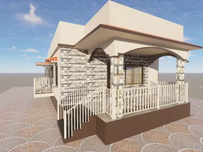 Residential Exterior 3d model 3D model