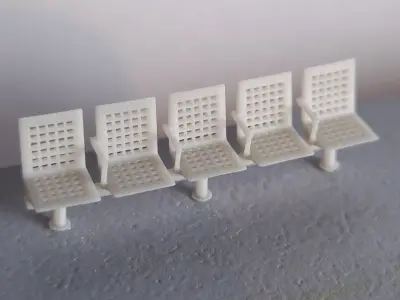 H0 Platform benches Style 2 3D print model