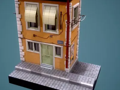 game house 3D model
