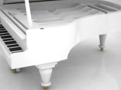 Piano humidor for cigare smoker 3D print model