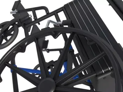 Wheelchair 3D model