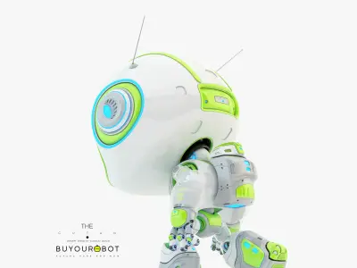 Lovely robot - companion V 3D model