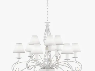 78209x Esedra Lightstar Chandelier 3D model