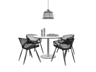 Dining Set 168 3D model