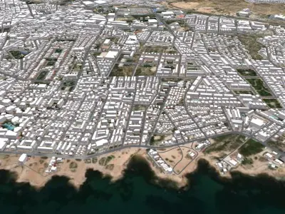 Cityscape Torrevieja Spain 3D model