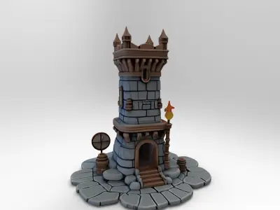 medieval monuments 3D print model