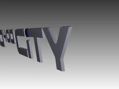 ADL Enviro 400 City Logo Low-poly 3D model