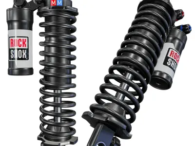 Rockshox Vivid R2C 3D model