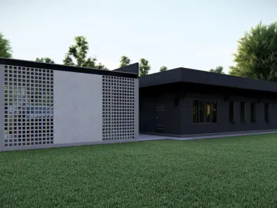 Casa Scene-villa-modern house 3D model