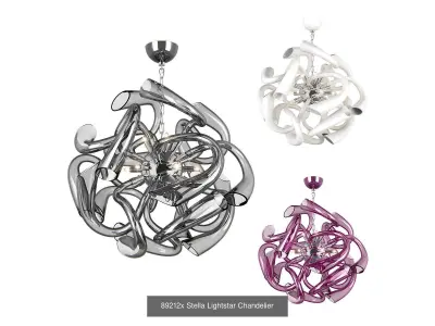 892 Stella Lightstar Collection of Modern Lamps 3D Model Pack