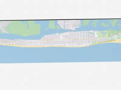 Long Beach California USA 3D model