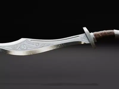 Desert Mercenary Free low-poly 3D model