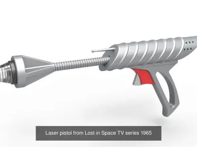 Laser pistols from Lost in Space 1965 TV series 3D Model Pack