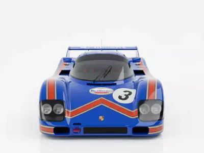 Porsche 962 Group C Endurance Racer Low-poly 3D model