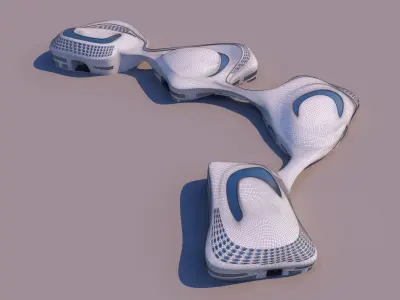 0104 - Organic Building 3D model