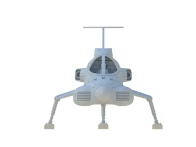 UFO Interceptor 3D print model