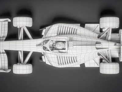  Dallara F2 2024 Formula 2 Race Car 