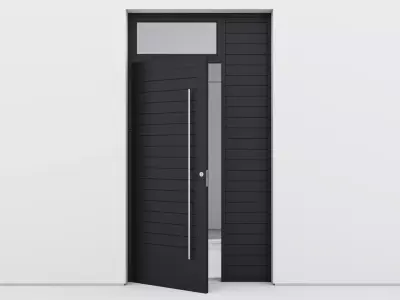 Aluminium door 87 3D model