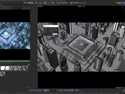 Future Technology City 3D model