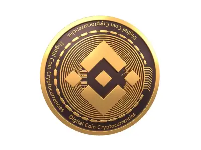 Binance Coin v2 001 3D model