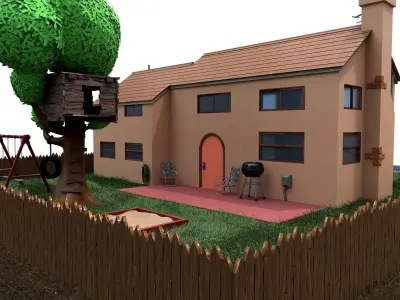 Simpsons house 3D model