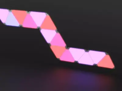 Nanoleaf Aurora Modular Smart Lighting 3D model