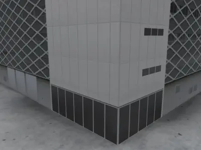 LFMN Building 1 Low-poly 3D model