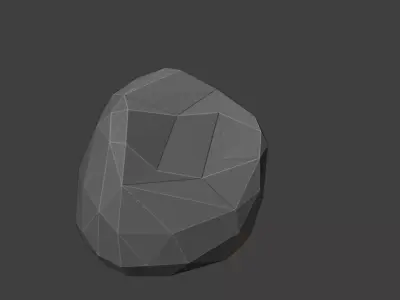 Low Poly Rock 11 Free low-poly 3D model