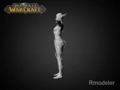 Blood Elf Elaya 3D model