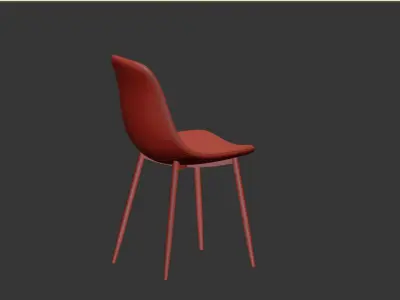 ACTONA WILMA DINING CHAIR 3D model