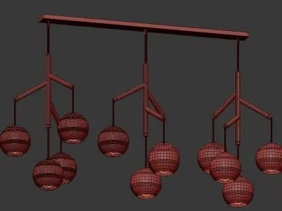 Tech Lighting Sedona Single Chandelier 3D model