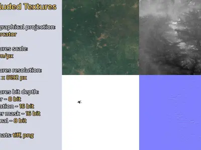 Ikare Nigeria City Landscape 3D Model 3D model