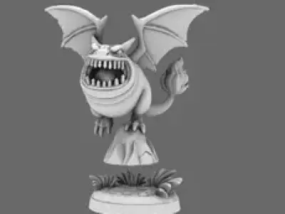 Space Orcs Inferno Flametail Attack Beast 3D print model