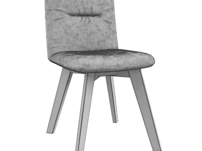 chair NAVIGLI Marron clair 3D model