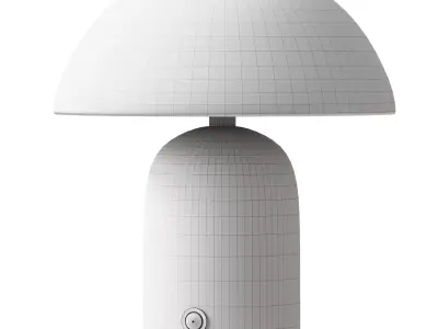 Kleine mobile LED-Tischlampe Walter dimmbar 3D model