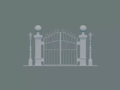 Gateway Exterior Gate 3D print model purchase