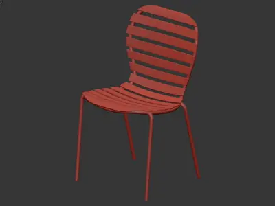 GARDEN CHAIR VONDEL CLAY 3D model