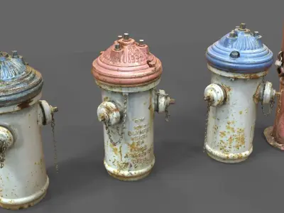 Fire Hydrant Utilities 3D model