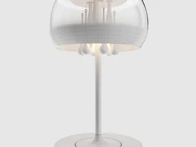 Table lamp Crystal T0076-03E-F4FZ 3D model