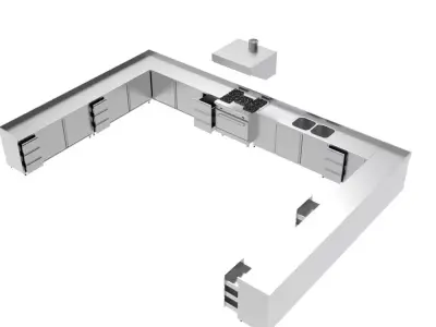 KITCHEN 35 3D model
