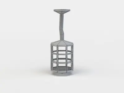 Tavern lamp Low-poly 3D model