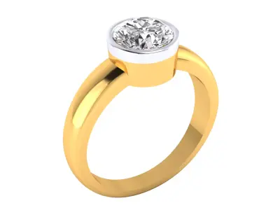  Women Ring Render 3dm STL MTL SLC JCD OBJ FBX Details 3D print model 6