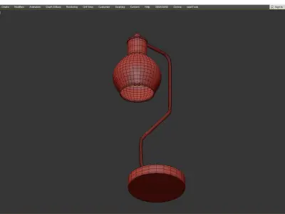  Carson Carrington Linkoping table lamp Low-poly 3D model